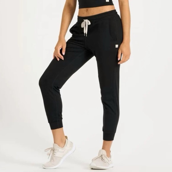 Vuori Pants - Vuori Perfomance Jogger Black Heather Size Large Dreamknit